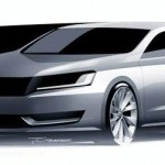 vw-new-2010-mid-size-sedan-design-sketch vw-new-2010-mid-size-sedan-design-sketch