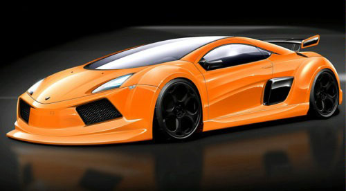 Lamborghini Concept artist rendering  Active-Design and Sergio