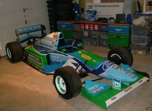Michael Schumacher's championship-winning Benetton B194 Michael Schumacher's championship-winning Benetton B194