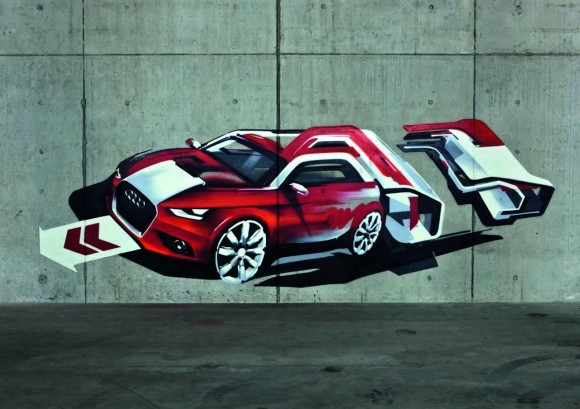 Audi A1 Street-art Audi A1 Street-art