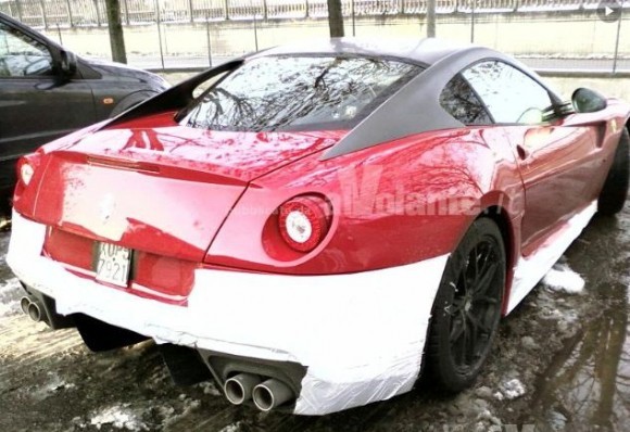 Ferrari 599 GTO spy photos