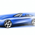 Pininfarina Alfa Romeo Spider Concept design sketch