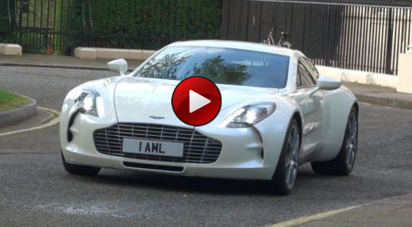 aston martin one-77 at london