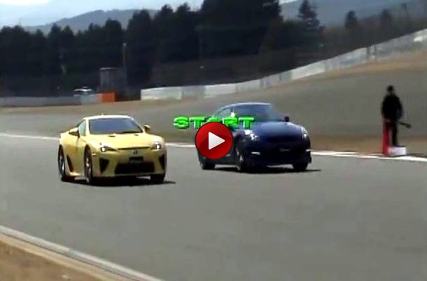 Video Lexus LFA Vs Nissan GTR Vs Porsche 911 GT2 RS Vs Chevrolet Corvette