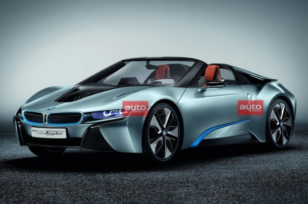 BMW i8 Spyder Concept Leaked Photo Διεύρρεσαν φωτογραφίες του BMW i8 Spyder Concept