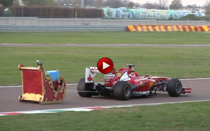 Santa Driving F1 Video: Ο Άι Βασίλης πήρε ένα μονοθέσιο Formula 1