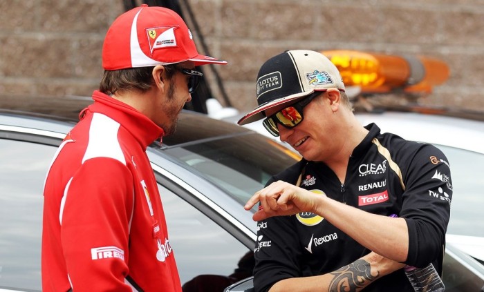 Ο Raikkonen θα οδηγήσει πρώτος τη νέα Ferrari alonso raikkonen 700x423 Ο Raikkonen θα οδηγήσει πρώτος τη νέα Ferrari