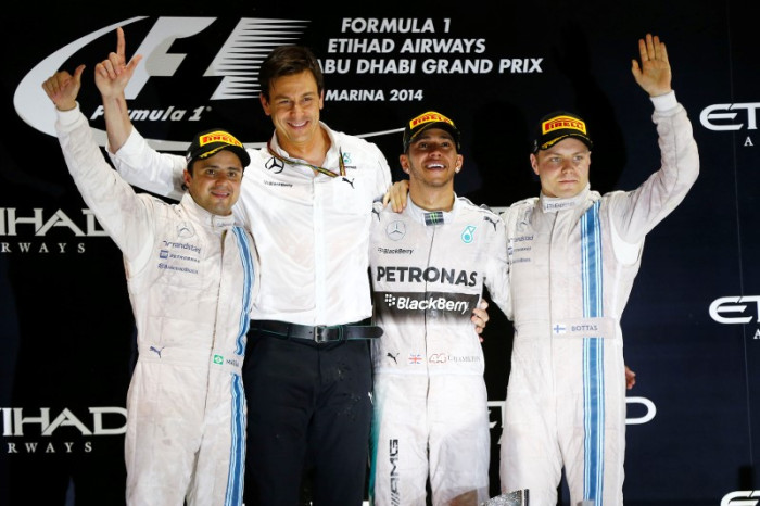 Hamilton-Massa-Bottas-Wolff