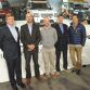 Explorers Ray Mears, Monty Halls, Ben Saunders, Sir Ranulph Fiennes, Bear Grylls 1,000,000th Land Rover Discovery