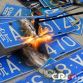 156 illegal taxi destroyed in China