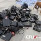 156 illegal taxi destroyed in China
