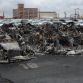 16 Fisker Karma on fire