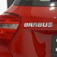 Mercedes A-Class 2013 red with Brabus rims
