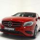 Mercedes A-Class 2013 red with Brabus rims