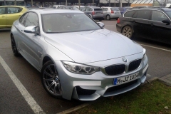 2014 BMW M4 and Mercedes-Benz C-Class live photos