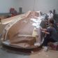 The new 2015 Mopar Dodge Charger R/T NHRA Funny Car prototype starts to take a physical form as a female mold is created during the build process.