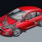 New chassis and steering systems: For driving experience comparable to larger, more expensive cars in terms of comfort and precision