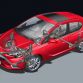 New chassis and steering systems: For driving experience comparable to larger, more expensive cars in terms of comfort and precision