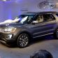 LOS ANGELES, CA., Nov 17, 2014-- New 2016 Ford Explorer makes global debut today at 2014 Los Angeles Auto Show. The new Explorer has even more technology features, available 2.3-liter EcoBoostÃÂ® four-cylinder engine and all-new upscale Platinum series. The new Explorer is shown here in Magnetic metallic. Photo by: Sam VarnHagen/Ford