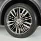 The 2017 Infiniti QX70 Limited model's exterior enhancements begin with a unique front fascia, LED daytime running lights replacing the standard QX70 fog lights and a new grille design (coming on all 2017 QX70 models). Other changes include body-color side air vents, dark-finish outside mirror housings, dark finish rear combination lamps and a stainless steel rear bumper protector.