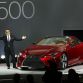 All-New Lexus LC 500 Word DebutDetroit Ð January 11, 2016 Ð Akio Toyoda, Toyota Motor Corporation President and Lexus Chief Branding Officer unveiled the all-new Lexus LC 500 luxury sports car at the North American International Auto Show.  Lexus LC 500 features a 467 hp., V-8 engine, a 10-speed automatic transmission and amazing driving dynamics.  For more information contact Maurice Durand at 714-889-9908.
