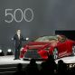 Detroit – January 11, 2016 – Akio Toyoda, Toyota Motor Corporation President and Lexus Chief Branding Officer unveiled the all-new Lexus LC 500 luxury sports car at the North American International Auto Show.  Lexus LC 500 features a 467 hp., V-8 engine, a 10-speed automatic transmission and amazing driving dynamics.  For more information contact Maurice Durand at 714-889-9908.