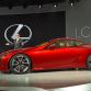 Detroit – January 11, 2016 – Akio Toyoda, Toyota Motor Corporation President and Lexus Chief Branding Officer unveiled the all-new Lexus LC 500 luxury sports car at the North American International Auto Show.  Lexus LC 500 features a 467 hp., V-8 engine, a 10-speed automatic transmission and amazing driving dynamics.  For more information contact Maurice Durand at 714-889-9908.