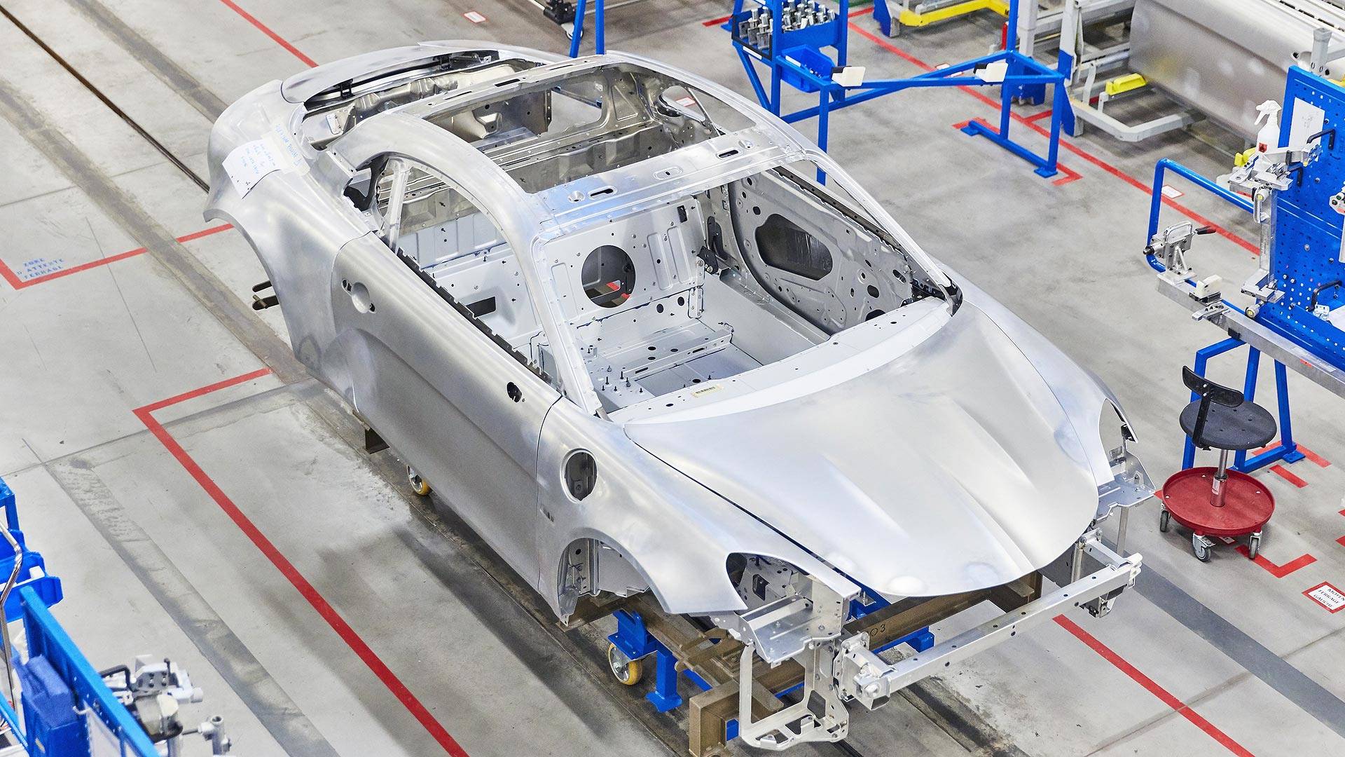 2017 - Fabrication de l'Alpine A110 à l'usine de Dieppe