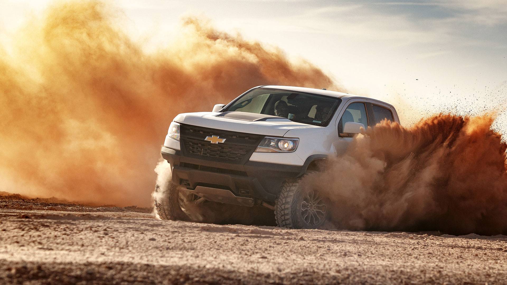Chevrolet Colorado ZR2 Race Development Truck builds on the ZR2’s desert-running capability. Tuned for high-speed off-road use equipped with unique parts validated by Chevy Performance Engineering.
