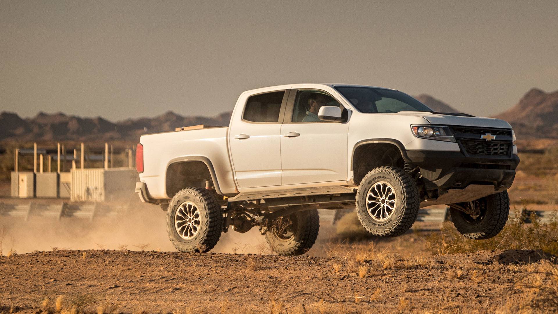 Chevrolet Colorado ZR2 Race Development Truck builds on the ZR2’s desert-running capability. Tuned for high-speed off-road use equipped with unique parts validated by Chevy Performance Engineering.