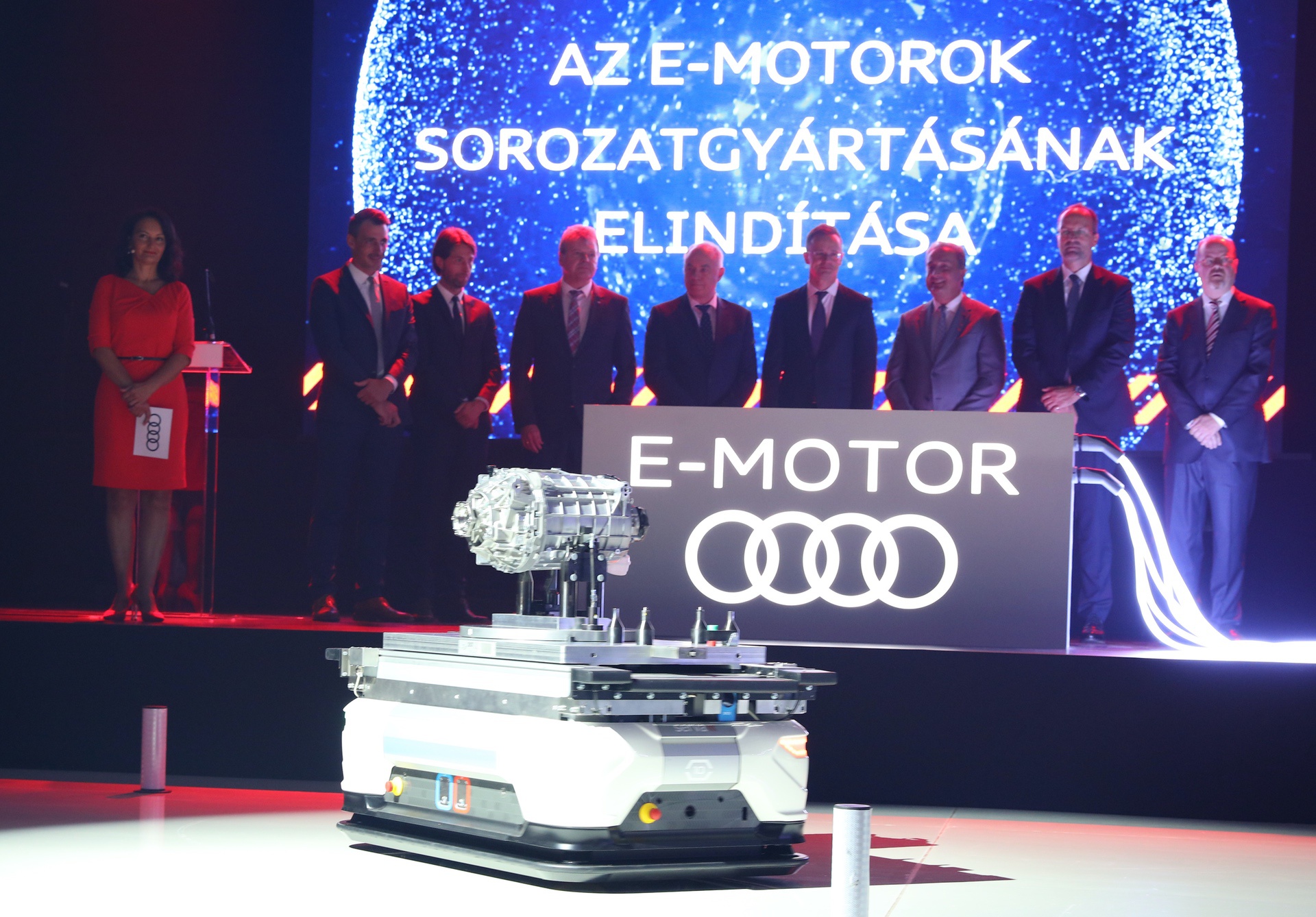 Audi Hungaria starts series production of electric motors