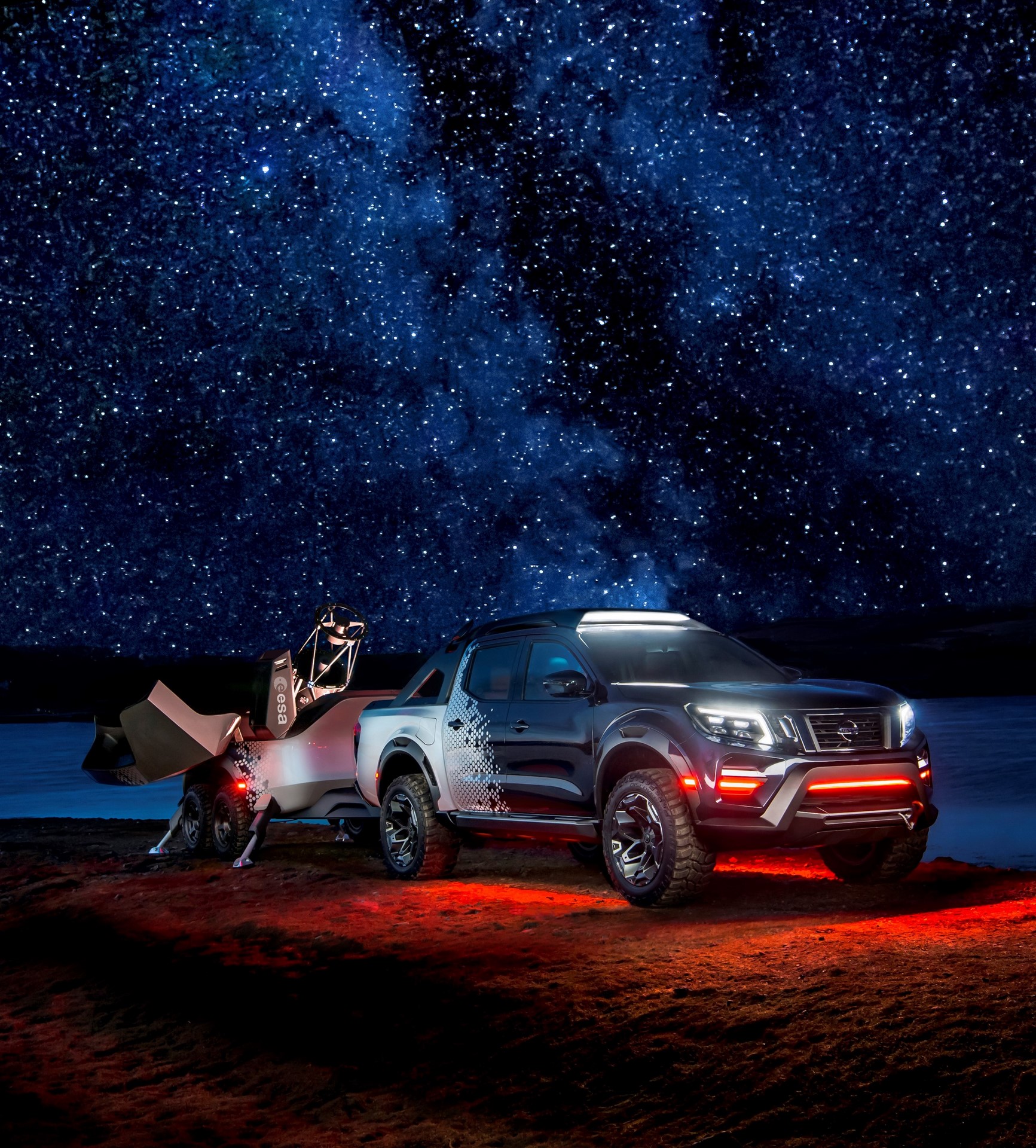 Nissan unveils mobile space observatory: the Nissan Navara Dark Sky Concept