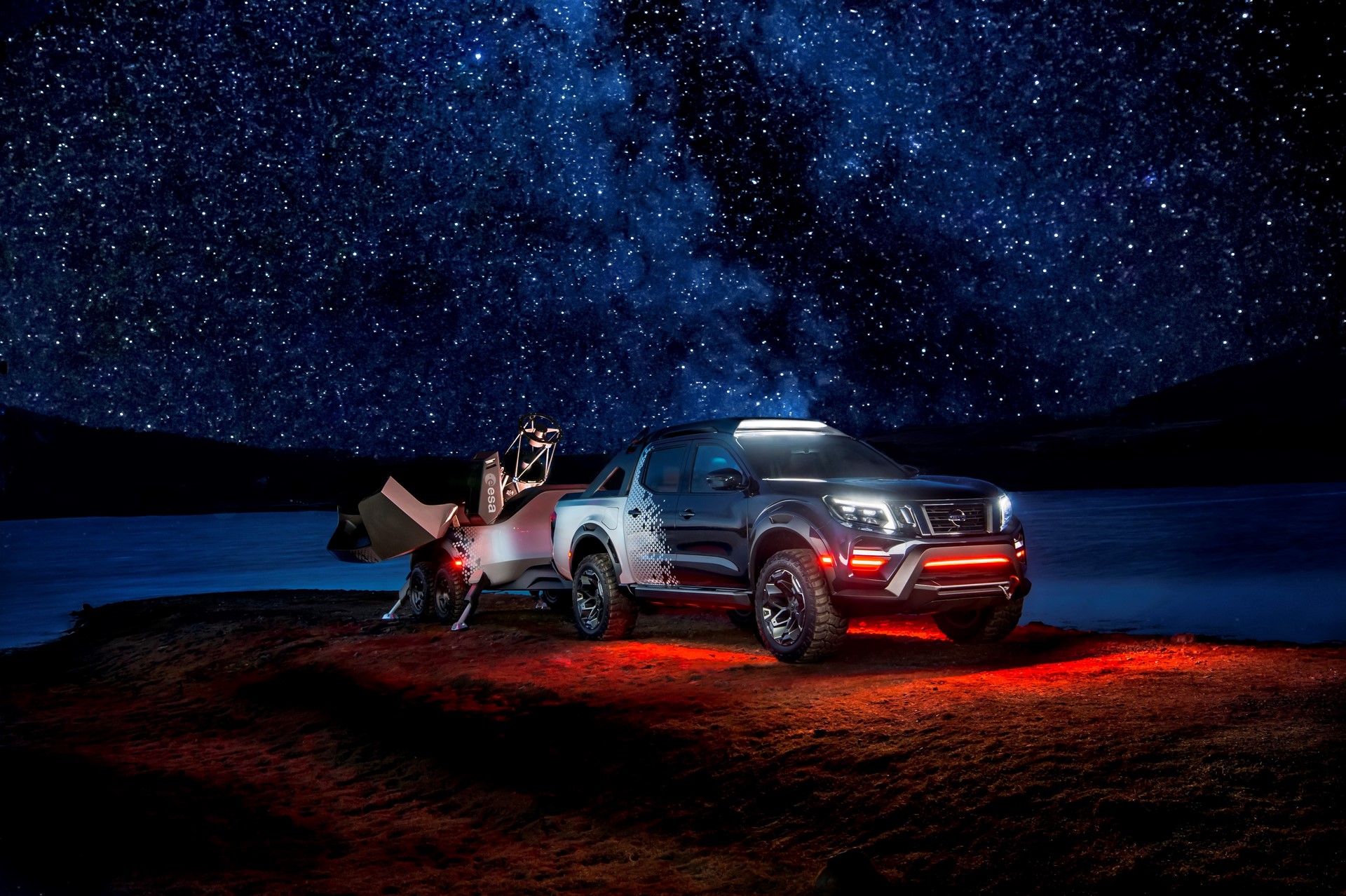 Nissan unveils mobile space observatory: the Nissan Navara Dark Sky Concept