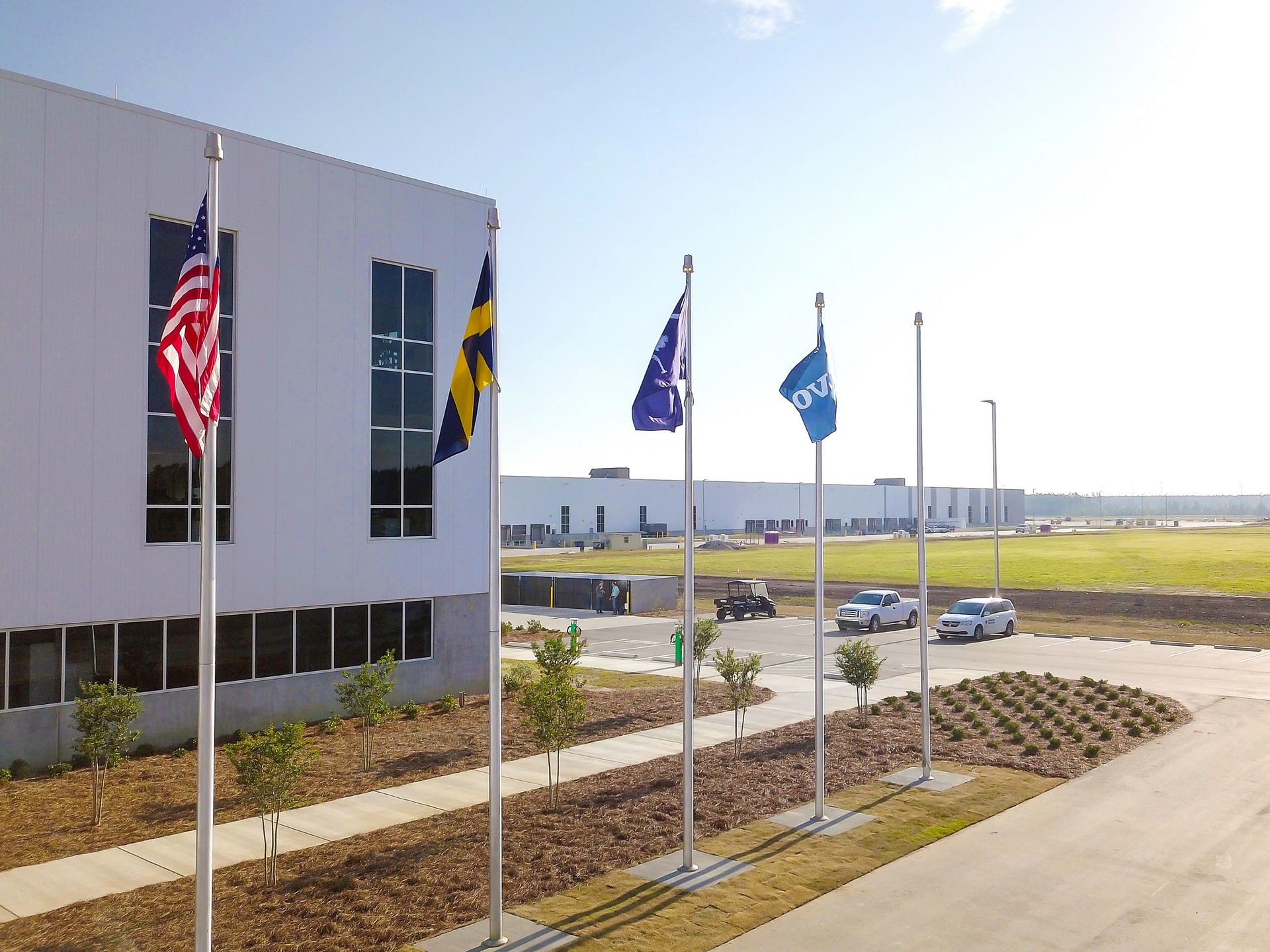 Volvo's new manufacturing plant in South Carolina, USA