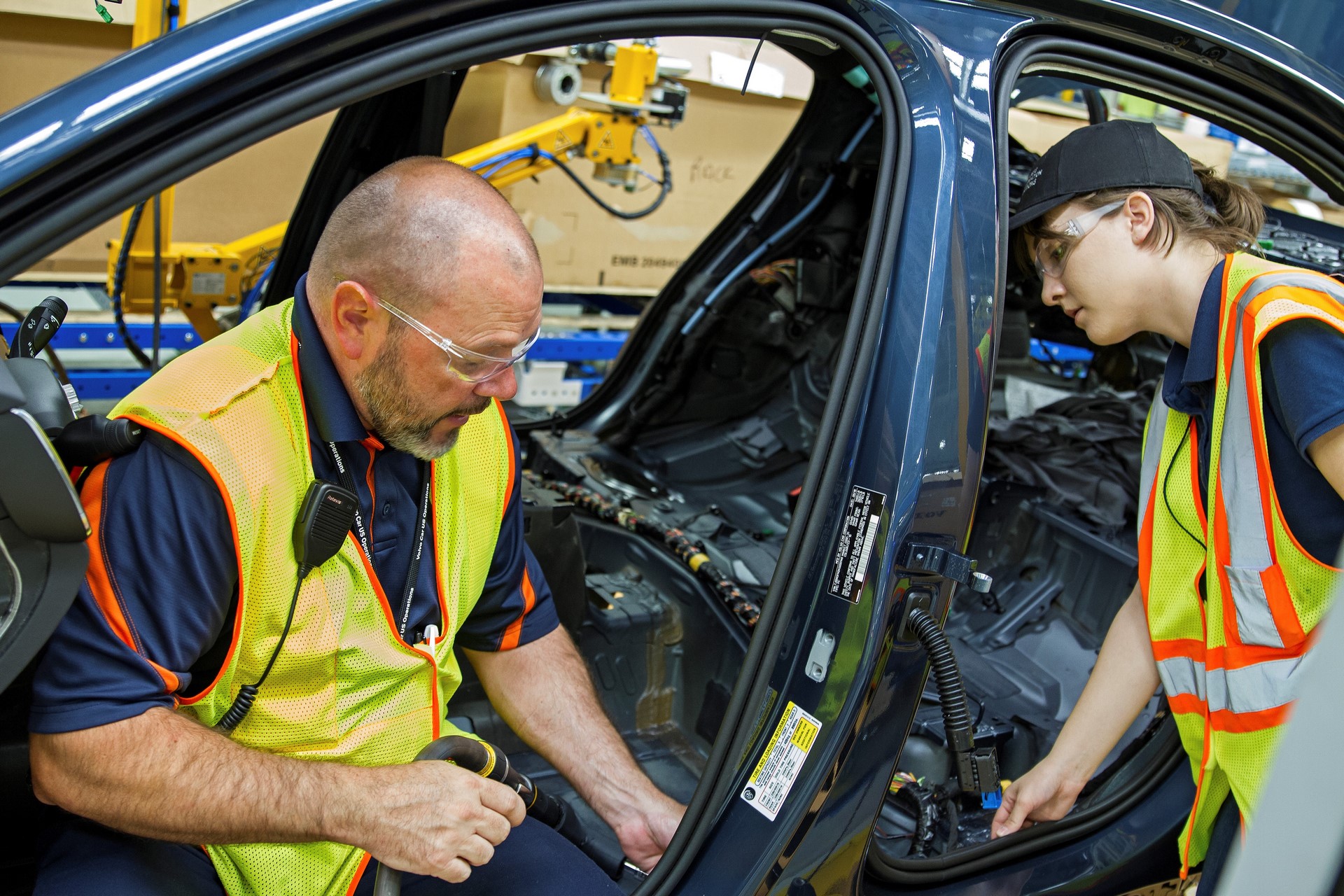 Volvo's new manufacturing plant in South Carolina, USA