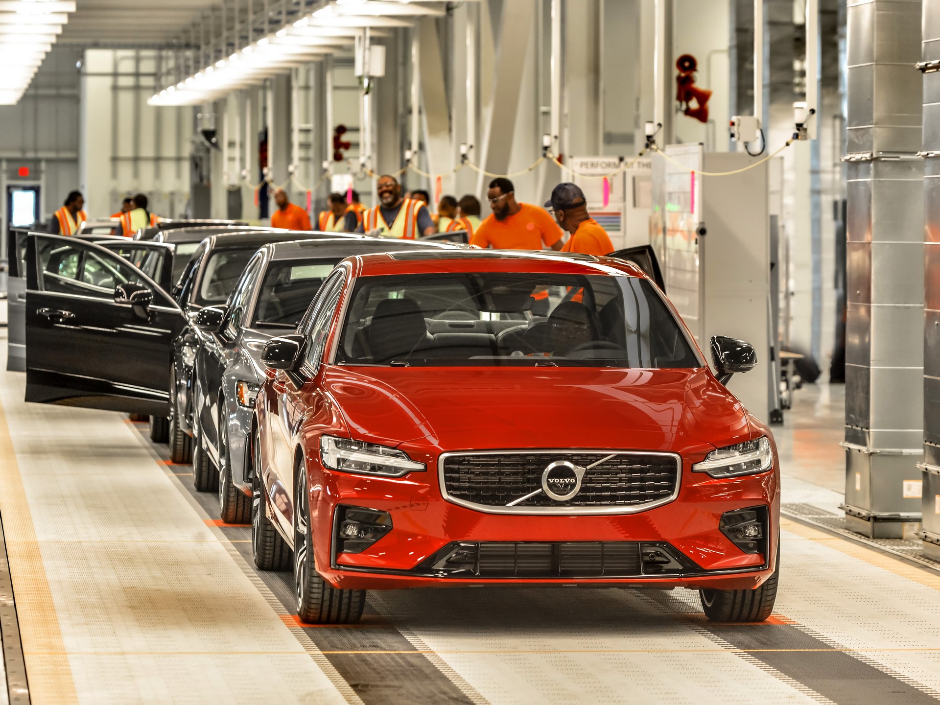 Volvo's new manufacturing plant in South Carolina, USA