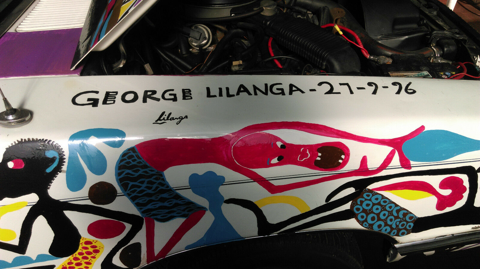 Ford LTD Station Wagon Car art George Lilanga (5)