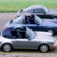 Porsche 911 Carrera 4 3.6 Cabriolet, 1990; (first: 911 Carrera 4 3.6 Cabriolet; second: 911 Carrera 4 3.6 Targa; third: 911 Carrera 4 3.6 Coupé)