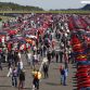 964 Ferrari Cars Parade Around Silverstone F1 Circuit