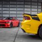 2017 Dodge Charger Daytona 392 (left) and 2017 Dodge Charger Daytona (right)