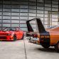 2017 Dodge Charger Daytona 392 (left) and 1969 Dodge Charger Daytona (right)