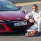 FERNANDO ALONSO AL VOLANTE DEL NUEVO HONDA NSX EN EL CIRCUITO DE ESTORIL
