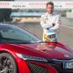 FERNANDO ALONSO AL VOLANTE DEL NUEVO HONDA NSX EN EL CIRCUITO DE ESTORIL