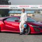 FERNANDO ALONSO AL VOLANTE DEL NUEVO HONDA NSX EN EL CIRCUITO DE ESTORIL