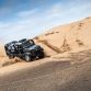 Eduard Nikolaev (driver), Vladimir Rybakov (co-driver) and Evgeny Yakovlev (co-driver) of Team KAMAZ Master races during the Kagan Gold race in Astrakhan, Russia on April 26th, 2016.