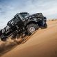 Eduard Nikolaev (driver), Vladimir Rybakov (co-driver) and Evgeny Yakovlev (co-driver) of Team KAMAZ Master races during the Kagan Gold race in Astrakhan, Russia on April 26th, 2016.