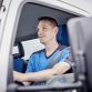 Fuso Trucks; Fuso Canter E-Cell im Flottentest; voll-elektrischer Leicht-Lkw; lokal emissionsfreier Antrieb; Hermes; Stadt Stuttgart ;Fuso Trucks; Fuso Canter E-Cell fleet trail; all-eletric light-duty; locally emission-free drive truck; Hermes; Stuttgart;