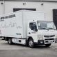 Fuso Trucks; Fuso Canter E-Cell im Flottentest; voll-elektrischer Leicht-Lkw; lokal emissionsfreier Antrieb; Hermes; Stadt Stuttgart ;Fuso Trucks; Fuso Canter E-Cell fleet trail; all-eletric light-duty; locally emission-free drive truck; Hermes; Stuttgart;