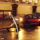 An anchor crash in St. Petersburg 