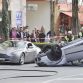 Aston Martin V8 Vantage crash in Munich